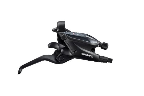 RUČICA KOČNICE/MJENJAČA SHIMANO ST-EF505-9R, DESNA 9 BRZINA, 2050MM INNER, EZ-FIRE PLUS, 3-PRSTA HIDRAULIČNA, CRNA, IND.PACK
