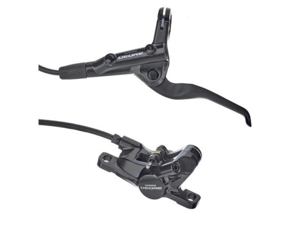 KOČNICA DISK SASTAVLJENA SET SHIMANO DEORE BL-T6000(L) BR-M6000(F), ZA POST MOUNT, RESIN PČOČICE (BEZ HLADNJAKA), UKLJ. OLIVU I INSERT, BUŽIR BH59 1000MM CRN, CRNA, IND.PACK