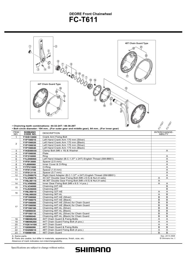 VIJAK OBUJMICE SHIMANO FC-T661 M6X19 I PODLOŠKA