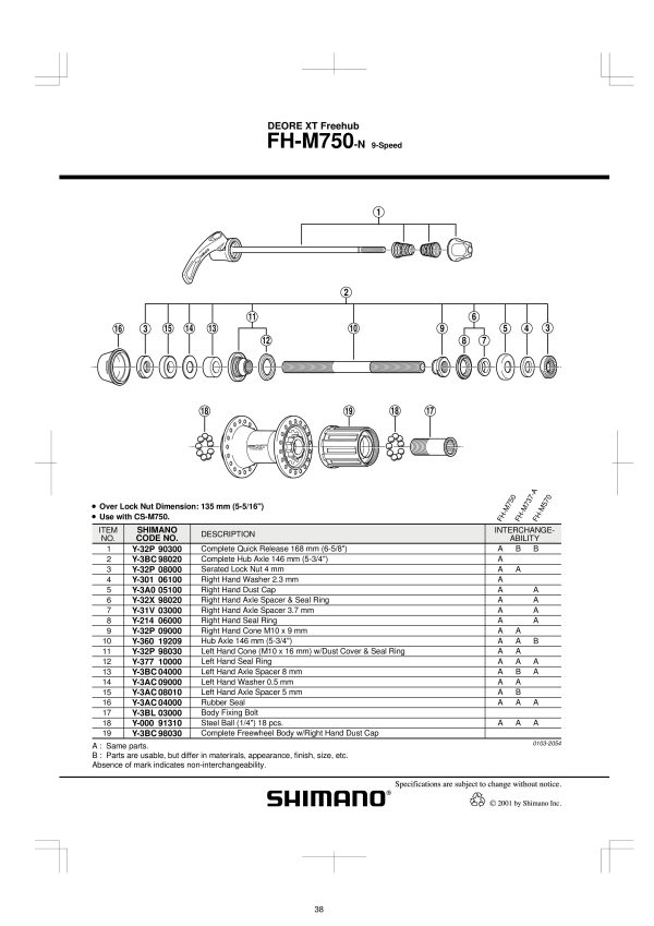 ČEGRTALJKA SHIMANO ZA FH-M750-N SA ZAŠTITOM OD PRAŠINE