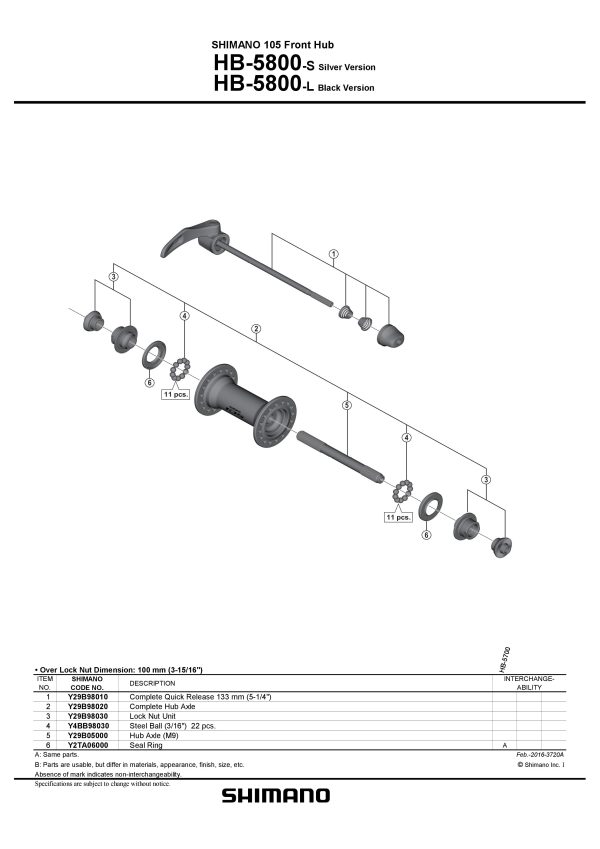 KONUS SHIMANO HB-5800 MATICA ZAKLOPKE - Slika 2