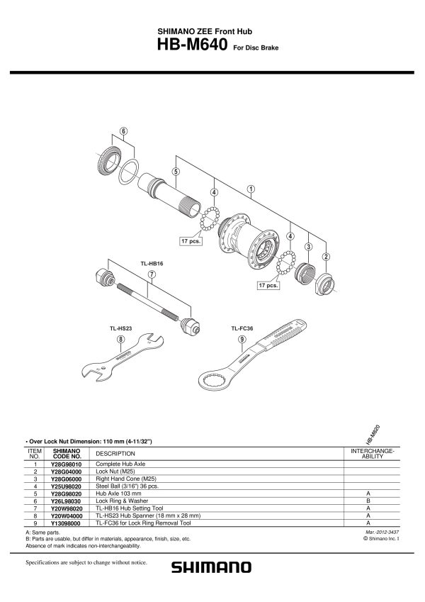 KONUS SHIMANO ZA HB-M667, DESNI, (M25) - Slika 2