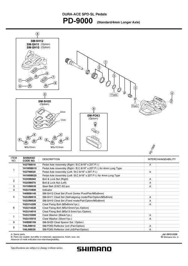 VIJAK PLOČICE SHIMANO PD-9000 M5X10MM, 1 PC - Slika 2