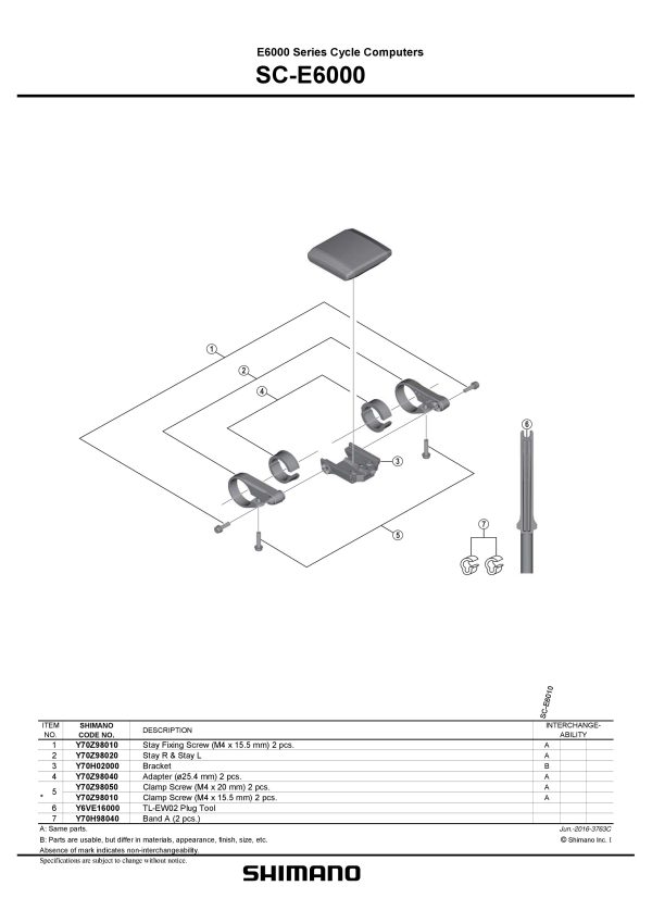 OBUJMICA A SHIMANO ZA SC-E6000 (2 KOM) - Slika 2