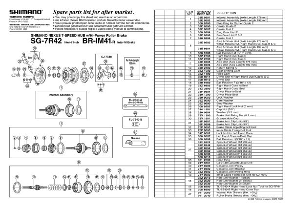 NOSAČ SHIMANO UNIT 2 ZA GLAVČINU SG-7R42
