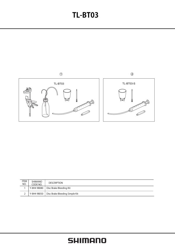 ALAT SHIMANO TL-BT03 SET ZA ODZRAČIVANJE KOČNICA, BIJELA POSUDA - Slika 2