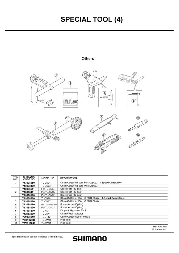ALAT SHIMANO TL-EW01 PLUG TOOL, ZA KABLOVE DI2
