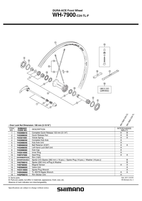 ŽBICA SHIMANO WH-7900-C24-TL-F 282MM I PLUG/PODLOŠKA - Slika 2