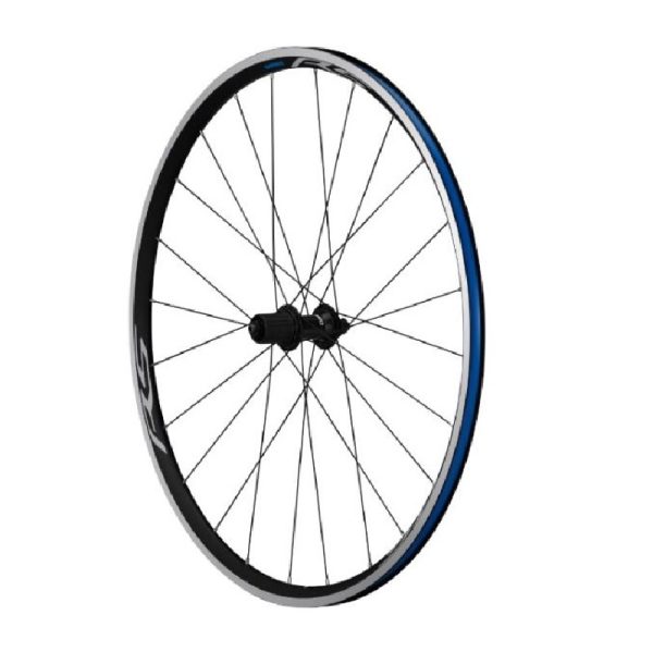 KOTAČ SHIMANO WH-RS100, F:20R/R:24R, ZA 11/10 BRZINA, OLD:100/130R-QR:163MM, CLINCHER, CRN, SA TRAKOM KOTAČA, IND.PACK