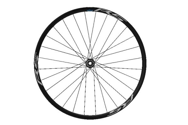 KOTAČ SHIMANO WH-RS170, PREDNJI, 28R, OLD 100MM, OSOVINA E-THRU 12MM, OBRUČ CLINCHER 622X17C CRN, STANDARD NALJEPNICA, SA TRAKOM OBRUČA, BEZ ZAKLJUČNOG PRSTENA, IND.PACK