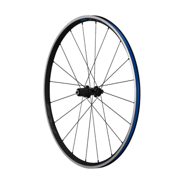 WHEEL, WH-RS300, REAR, 20H, FOR 11/10-S, OLD:130MM, R-QR:163MM, CLINCHER, BLACK, W/RIM TAPE, IND.PACK