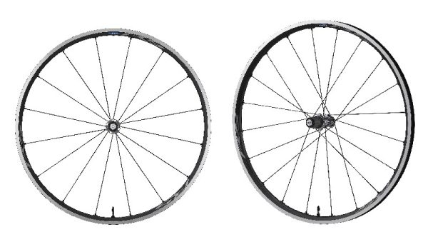 KOTAČ SHIMANO WH-RS500-TL-FR, PREDNJI I ZADNJI, 16R/20R, ZA 11/10 BRZINA, OBRUČ TUBELESS TAMNO SIV, OLD 100/130MM, QR 133MM/163MM, BEZ TRAKE OBRUČA, IND.PACK