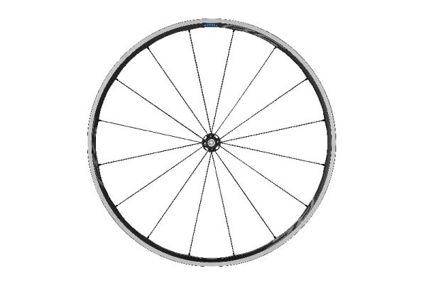 KOTAČ SHIMANO WH-RS700-C30-TL-F, PREDNJI, 16R, OLD 100MM, QR 133MM, CLINCHER TUBELESS KOMPATIBILNO, CRN, SA TRAKOM OBRUČA, IND.PACK