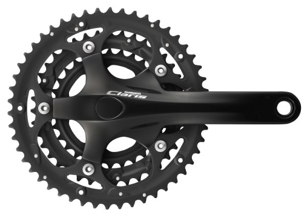 POGON SHIMANO CLARIS FC-2403, 50X39X30Z, 175MM, ZA 8 BRZINA, OCTALINK, BEZ ŠTITNIKA, CRN, IND.PACK