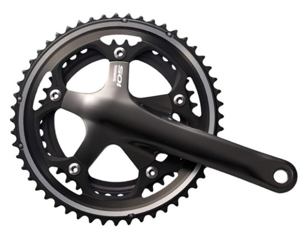 POGON SHIMANO 105 FC-5600-L, 53X39Z, 172.5MM, ZA 10 BRZINA, HOLLOWTECH 2, BEZ DIJELOVA OSOVINE POGONA, BEZ ALATA-FC16 I FC32, CRNA, IND.PACK