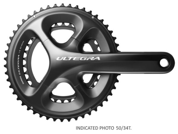 POGON SHIMANO ULTEGRA FC-6800, 52X36Z, POLUGA 172.5MM, ZA STRAŽNJI 11 BRZINA, HOLLOWTECH 2, BEZ OSOVINE POGONA, BULK