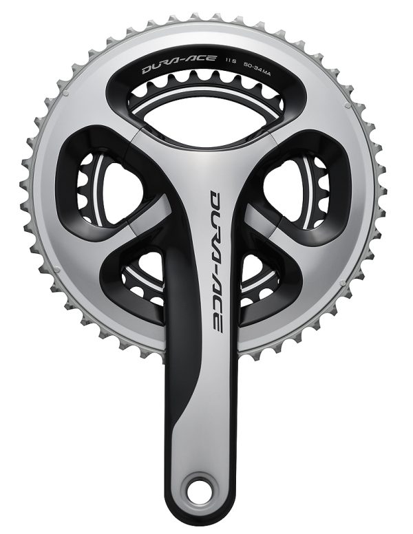POGON SHIMANO DURA-ACE FC-9000, 52X36Z, POLUGA 170MM, ZA STRAŽNJI 11 BRZINA, HOLLOWTECH2, BEZ OSOVINE POGONA SM-BB9000, IND.PACK