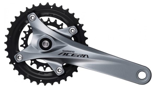 POGON SHIMANO ACERA FC-M3000-B2, 36X22Z, POLUGA 175MM, ZA STRAŽNJI 9 BRZINA, BEZ ŠTITNIKA, VIJAK POLUGE, CHAINLINE 3MM OUTBOARD, IND.PACK
