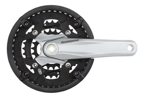 POGON SHIMANO ALIVIO FC-M430-S, 44X32X22Z, POLUGA 170MM, ZA STRAŽNJI 9 BRZINA, SA ŠTITNIKOM, CHAINCASE NIJE KOMPATIBILNO, SA VIJCIMA, SHIMANO LOGO, SREBRN, IND.PACK