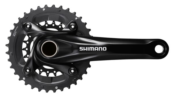 POGON SHIMANO DEORE FC-M627-B, 36X22Z, POLUGA 175MM, ZA STRAŽNJI 10 BRZINA, IZ 2 DIJELA, BEZ OSOVINE POGONA, ZA CHAINLINE 51.8MM/OLD 148MM, CRN, IND.PACK