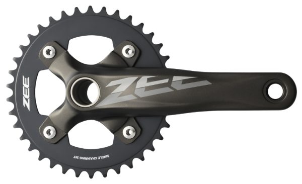 POGON SHIMANO ZEE FC-M640, 36Z, POLUGA 165MM, ZA STRAŽNJI 10 BRZINA, IZ 2 DIJELA, BEZ ZAŠTITE POGONA, UKLJ. DIJELOVE OSOVINE POGONA, ZA 68/73MM SHELL WIDTH, IND.PACK