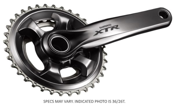 POGON SHIMANO XTR FC-M9000-2, 38X28Z, POLUGA 170MM, ZA STRAŽNJI 11 BRZINA, HOLLOWTECH 2, BEZ OSOVINE POGONA, ZA CHAINLINE 48.8MM, IND.PACK