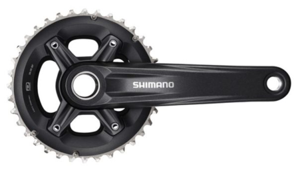 POGON SHIMANO DEORE FC-MT500-B2, 36X26Z, POLUGA 170MM, ZA STRAŽNJI 10 BRZINA, IZ 2 DIJELA, BEZ OSOVINE POGONA, CHAINLINE 3MM OUTBOARD, CRN, IND.PACK
