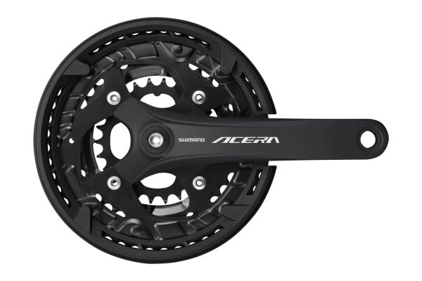 POGON ACERA FC-T3010-8, 48X36X26Z, POLUGA 175MM, ZA STRAŽNJI 9 BRZINA, OCTALINK, ŠTITNIK, CHAINCASE KOMPATIBILNO, CRN, IND.PACK