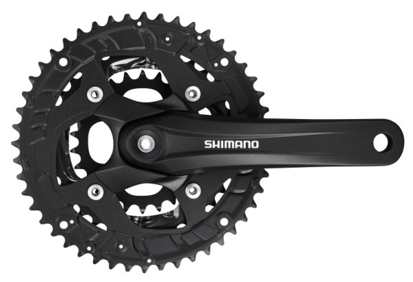 POGON SHIMANO ALIVIO SHIMANO FC-T4010, 48X36X26Z, POLUGA 175MM, ZA STRAŽNJI 9 BRZINA, OCTALINK, BEZ ŠTITNIKA, CHAINCASE KOMPATIBILNO, SHIMANO LOGO, CRN, IND.PACK