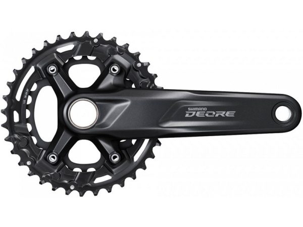 POGON SHIMANO DEORE FC-M4100-B2, ZA STRAŽNJI 10 BRZINA, IZ 2 DIJELA, 175MM, 36-26Z BEZ ŠTITNIKA, BEZ OSOVINE POGONA, CHAINCASE NIJE KOMPATIBILNO, ZA CHAIN LINE 51.8MM, IND.PACK