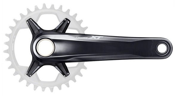 POGON SHIMANO DEORE XT FC-M8120-1, ZA STRAŽNJI 12 BRZINA, HOLLOWTECH 2, POLUGA 165MM, BEZ LANČANIKA, BEZ ŠTITNIKA, BEZ OSOVINE POGONA, CHAIN LINE 3MM OUTBOARD, UKLJ. TL-FC41, IND.PACK