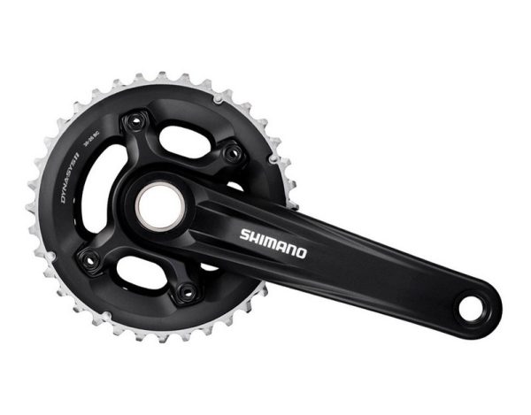 POGON SHIMANO FC-MT600-B2, 36X26Z, POLUGA 175MM, ZA STRAŽNJI 11 BRZINA, IZ 2 DIJELA, BEZ OSOVINE POGONA, CHAINLINE 3MM OUTBOARD, CRN, IND.PACK