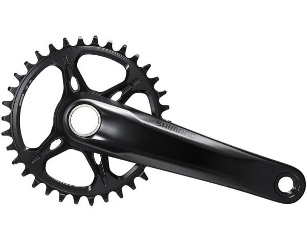 POGON SHIMANO FC-MT900-1, FOR REAR 12-SPEED, HOLLOWTECH 2, 175MM, 32T W/O BB PARTS, BLACK, IND.PACK