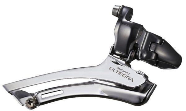 MJENJAČ PREDNJI SHIMANO ULTEGRA FD-6600-G, ZA PREDNJI DOUBLE I ZA 10 BRZINA, OBUJMICA 31.8MM (SA ADAPTEROM 28.6MM), SIV, IND.PACK