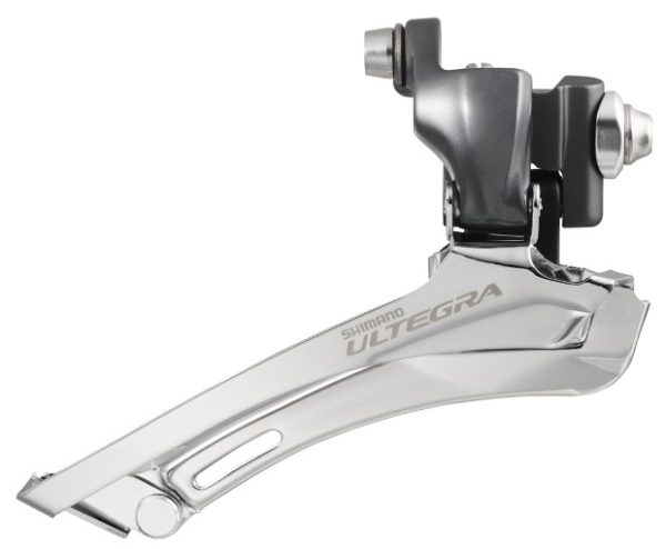 MJENJAČ PREDNJI SHIMANO ULTEGRA FD-6700-G, ZA DOUBLE POGON, ZA 10 BRZINA, BRAZED-ON, SIV, IND.PACK