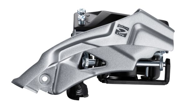 MJENJAČ PREDNJI SHIMANO ALTUS FD-M2000, ZA TRIPLE POGON, ZA STRAŽNJI 9 BRZINA, TOP SWING, DUAL PULL, OBUJMICA 34.9MM (SA ADAPTEROM 31.8MM I 28.6MM), ZA 40Z TOP, CS ANGLE 66-69, CHAINLINE 50MM, IND.PACK