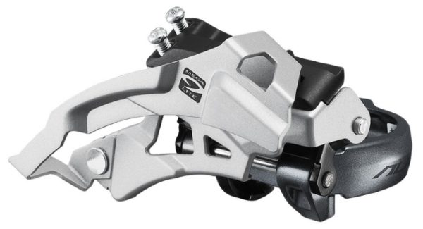 MJENJAČ PREDNJI SHIMANO ALIVIO FD-M4000, ZA TRIPLE POGON, ZA STRAŽNJI 9 BRZINA, TOP SWING, DUAL PULL, OBUJMICA 34.9M (SA ADAPTEROM 31.8 I 28.6MM), ZA 40Z, CS ANGLE 66-69, IND.PACK