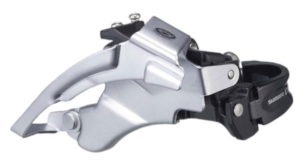 MJENJAČ PREDNJI SHIMANO DEORE FD-M530, ZA TRIPLE POGON, ZA STRAŽNJI 9 BRZINA, TOP SWING, DUAL PULL, OBUJMICA 34.9MM, CS ANGLE 63-66, ZA 44/48Z, CL 50MM, BULK