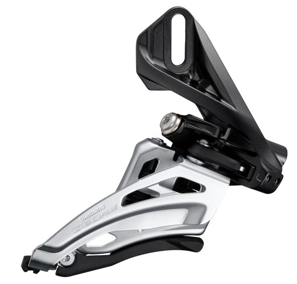 MJENJAČ PREDNJI SHIMANO DEORE FD-M6020-D, ZA DOUBLE POGON, ZA STRAŽNJI 10 BRZINA, SIDE SWING, FRONT PULL, DIRECT MOUNT, CS ANGLE 66-69, ZA TOP LANČANIK 34-38Z, CL 48.8MM, IND.PACK