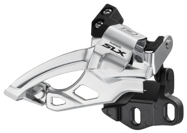 MJENJAČ PREDNJI SHIMANO SLX FD-M675-E2, ZA DOUBLE POGON, TOP SWING, DUAL PULL, ZA STRAŽNJI 10 BRZINA, E-TIP, CS ANGLE 66-69, ZA 40-38Z (DOUBLE), BEZ PLOČICE OSI POGONA, BEZ PLOČICE OSI POGONA VIJAK, IND.PACK