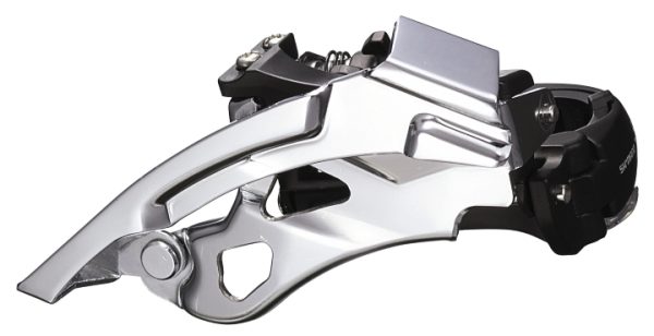 MJENJAČ PREDNJI SHIMANO DEORE XT FD-M772, ZA TRIPLE POGON, ZA STRAŽNJI 9 BRZINA, TOP SWING, DUAL PULL, OBUJMICA 34.9MM (SA ADAPTEROM 31.8MM I 28.6MM), ZA TOP 44/48Z, CS ANGLE 63-66, IND.PACK