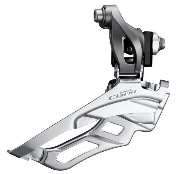 MJENJAČ PREDNJI SHIMANO CLARIS FD-R2030, ZA TRIPLE POGON, ZA STRAŽNJI 8 BRZINA, BRAZED-ON, IND.PACK