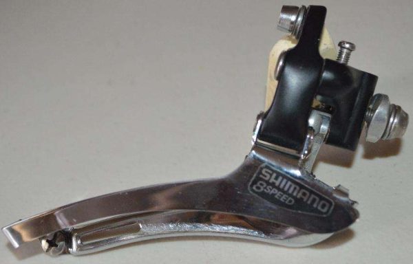 MJENJAČ PREDNJI SHIMANO FD-R440A-L, ZA DOUBLE POGON, ZA FLAT CESTOVNI VOLAN, ZA STRAŽNJI 8 BRZINA, BRAZED-ON, CL 43.5MM, CRN, IND.PACK