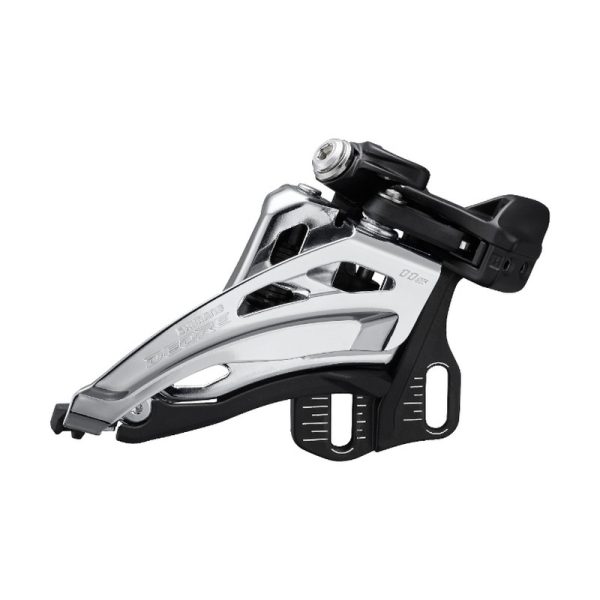 MJENJAČ PREDNJI SHIMANO DEORE FD-M5100-E, ZA 2X11, SIDE SWING, FRONT-PULL, E-TIP (BEZ PLOČICE OSI POGONA), CS-ANGLE:66-69, ZA NAJVEĆI LANČANIK :36Z, CL:48.8/51.8MM, IND.PACK