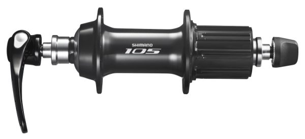 GLAVČINA ZADNJA SHIMANO 105 FH-5800-L, 32R, 10/11 BRZINA, OLD 130MM, AXLE 141MM, QR 163MM CRN, CRNA, IND.PACK