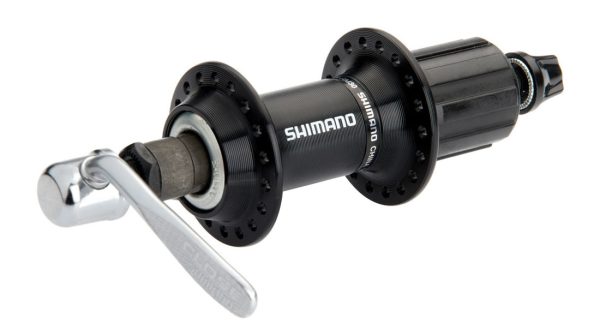 GLAVČINA ZADNJA SHIMANO FH-RM30, 7 BRZINA, 32R, OLD 135MM, AXLE 146MM, QR 166MM SREBRN, BEZ BRTVE, CRNA, BULK