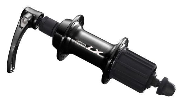 GLAVČINA ZADNJA SHIMANO DEORE LX FH-T670, 32R, 8/9/10 BRZINA, OLD 135MM, AXLE 146MM, QR 168MM, CRNA, IND.PACK