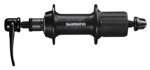 GLAVČINA ZADNJA SHIMANO TOURNEY FH-TX800, 36R, 8/9/10 BRZINA, OLD 135MM, AXLE 146MM, QR 166MM CRN, CRNA, IND.PACK