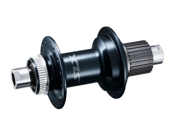 GLAVČINA ZADNJA SHIMANO SLX FH-M7130-B, ZA ROTOR CENTER LOCK (BEZ ZAKLJUČNOG PRSTENA) 12 BRZINA ZA 12MM THRU TIP OSOVINE (BEZ OSOVINE), 32R OLD:157MM, BEZ ROTOR MOUNT NAVLAKE, IND.PACK