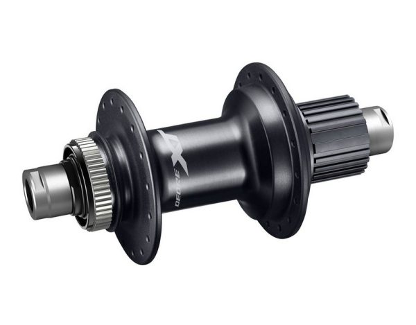 GLAVČINA ZADNJA SHIMANO DEORE XT FH-M8130-B, ZA ROTOR CENTER LOCK (BEZ ZAKLJUČNOG PRSTENA) 12 BRZINA ZA 12MM THRU TIP OSOVINE (BEZ OSOVINE), 32R OLD:157MM, BEZ ROTOR MOUNT NAVLAKE, IND.PACK
